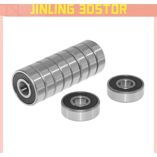 5/10Pcs/set 608 2RS Ball Bearing ABEC-1 8X22X7 mm Deep Groove Steel Sealed Ball Bearings 608RS Z3V3 608-2RS 608rs Bearing