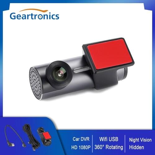360° Rotation Comes Wifi Android Car DVR Camera USB 1080P Full HD Driving Recorder Night Vision Sensor Hidden Camera & TF Card
