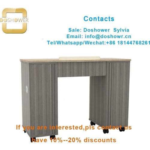 Doshower beauty salon with high quality manicure table set of manicure tables and pedicure chairs for manicure table wood