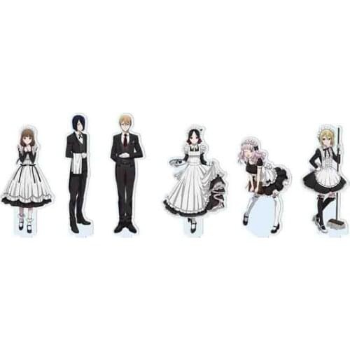 Acrylic Stand Figure Model Toy Shirogane Miyuki Fujiwara Chika Shinomiya Kaguya Anime Kaguya-sama: Love Is War Restaurant Waiter