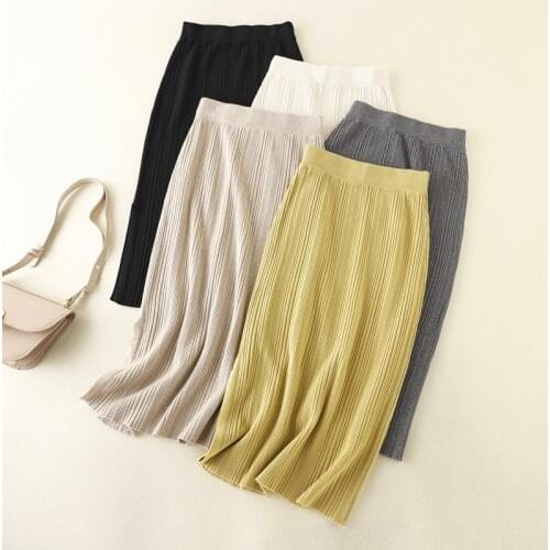 Hlbcbg Women's Knitted Skirts