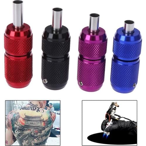 1Pcs 22MM Aluminum Alloy Tattoo Machine Gun Grip Tube Stainless Steel Needle Bar