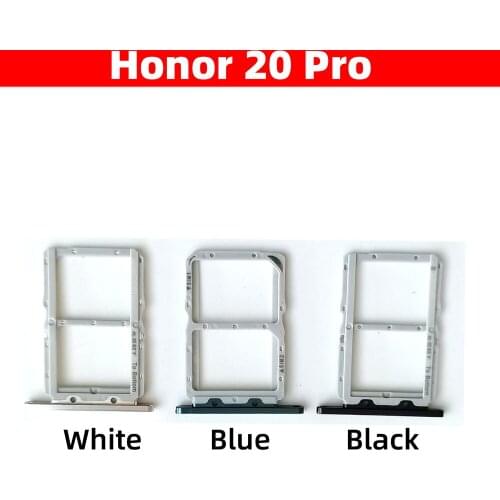Sim Tray For Huawei Honor 20 Pro Sim SD Card Holder Sim SD Card Slot Holder Tray Replacement Parts