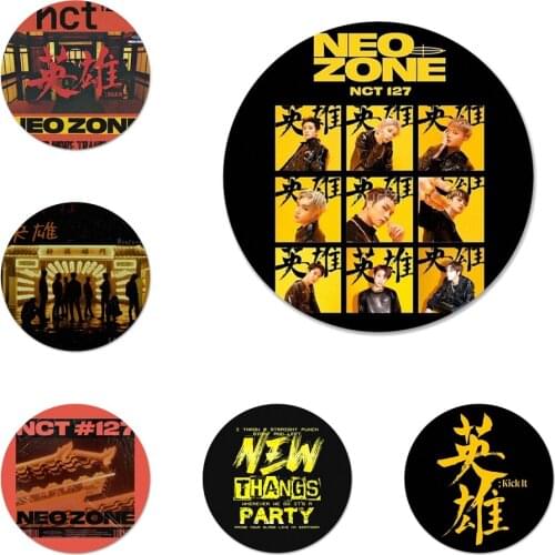 NCT 127 neo zone kick it Badge Brooch Pin Accessories For Clothes Backpack Decoration gift