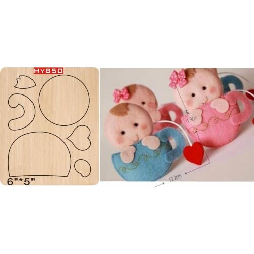 Hanging ornaments cutting dies 2019 new die cut &wooden dies Suitable for common die cutting machines on the market