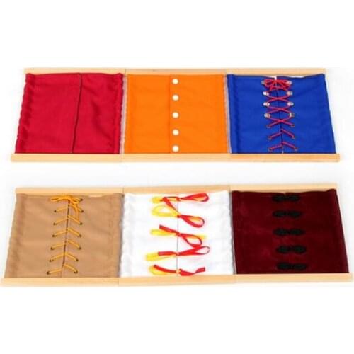 Montessori Material Kids Dressing Frame 1Pc Basic Life Skills Practical Educational Preschool Training Brinquedos Juguets