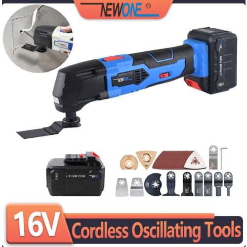 TCH 16V lithium multi-function oscillating tool with battery electrical renovator trimmer saw working tools power tool machine