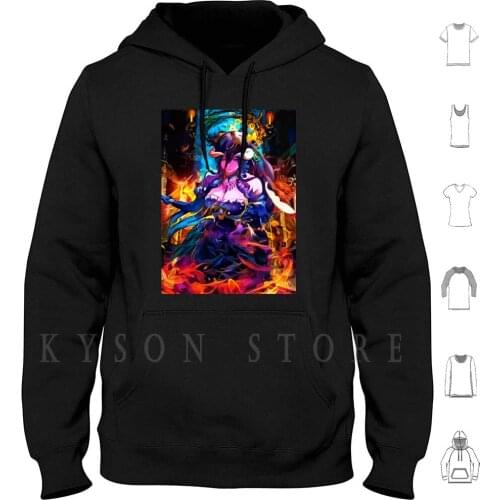 Loyal Succubus Hoodie long sleeve Cotton Manga Anime Armor Movie Fantasy Undead Magic Knight Wizard Rise Monster
