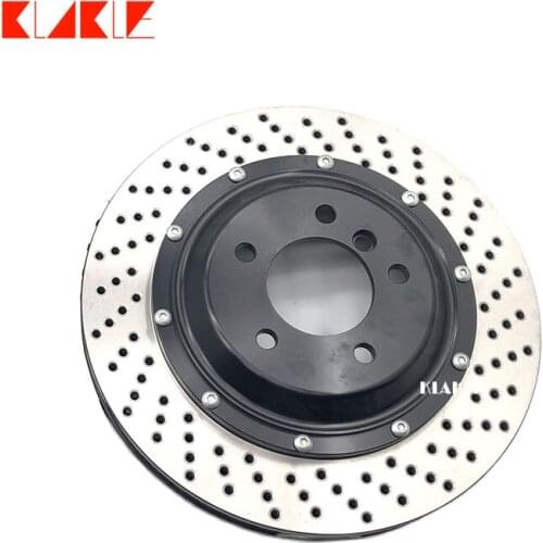 KLAKLE Racing Car Used Brake System 355*32MM Brake Disc Center Bell 6 Pots Brake Caliper For Audi S4 B7