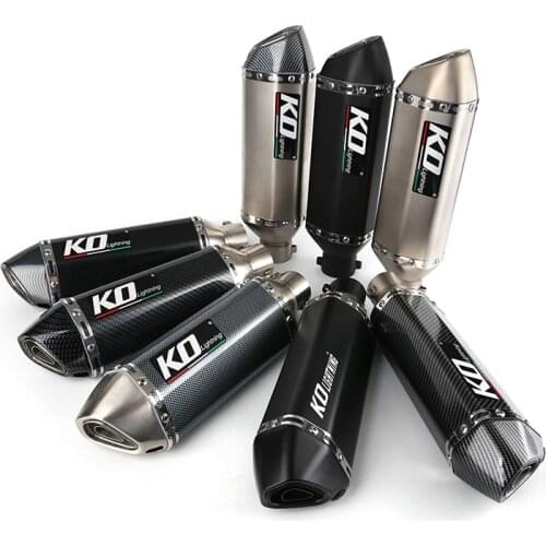 38-51mm Universal Exhaust Muffler Pipe Stainless Steel Vent Pipe Baffles DB Killer Slip On Modified Motorcycle Dirt Bike Scooter