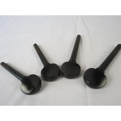 High Quality 20pcs(5 Sets)Natural Ebony cello pegs 4/4,cello part
