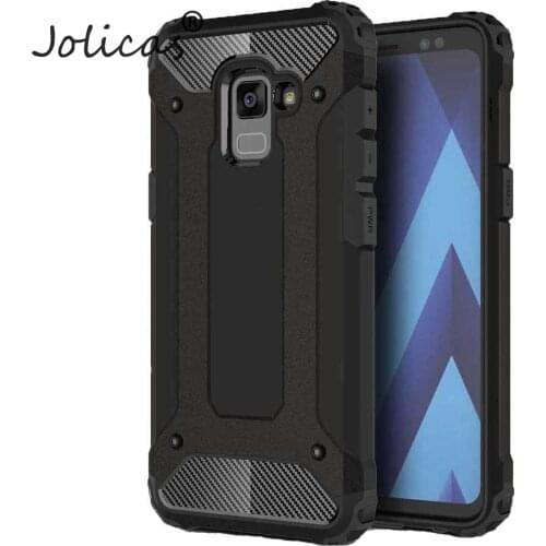 Back Armor For Samsung Galaxy A8 Plus 2018 A3 A5 A7 J5 2017 J7 Prime S8 S9 Plus Case Cover Dirt Resistant Phone Cases galie