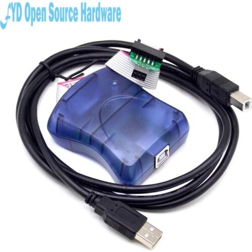 1set AT AVRISP mkII AVR ISP mk2 USB AVRISP XPII In-System Programmer Supports AVR Studio 4&5&6&7