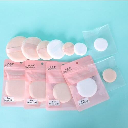 1pcs Professional Round Shape Facial Face Body Powder Foundation Puff Portable Soft Cosmetic Puff Makeup Foundation Sponge