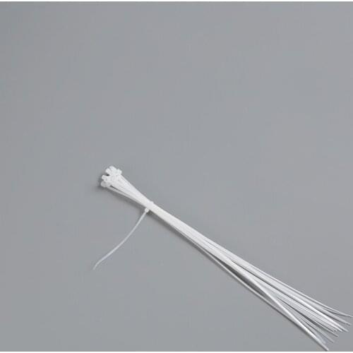 10x400 white self-locking cable ties, plastic nylon zip tie wide zip tie wraps