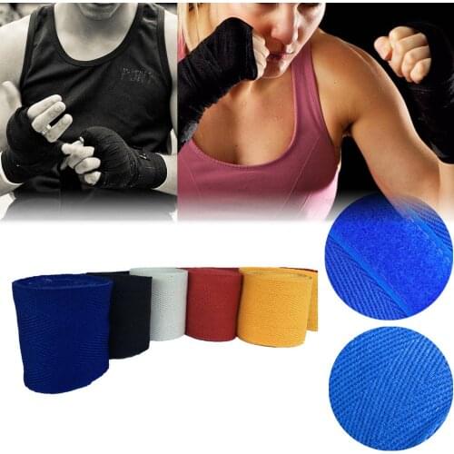 2.5m Cotton Bandage Boxing Wrist Bandage Hand Wrap Combat Protect Boxing Kickboxing Muay Thai Handwraps Training Gloves HOT SALE