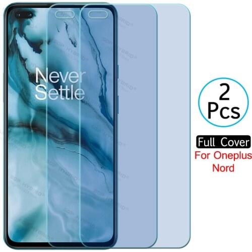 2Pcs For OnePlus Nord 5G Z 7T 6T 7 Screen Protector Safety Glass For One Plus Nord 8 8Nord 5G 2020 Protection Glass Film Cover