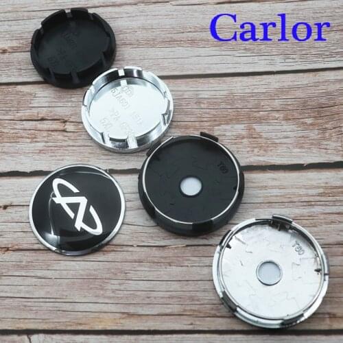 4pcs 56mm 60mm newest Chery logo car emblem Wheel Center Hub Cap auto Rim refit dust-proof badge covers sticker styling