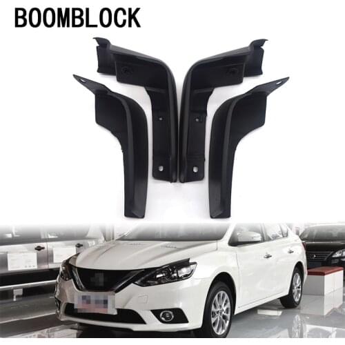 4pc Car Front Rear Mud Flaps Mud Flap Mudguards Fender For Nissan Sentra Sylphy B17 Pulsar 2013 2014 2015 2016 2017 Accessories
