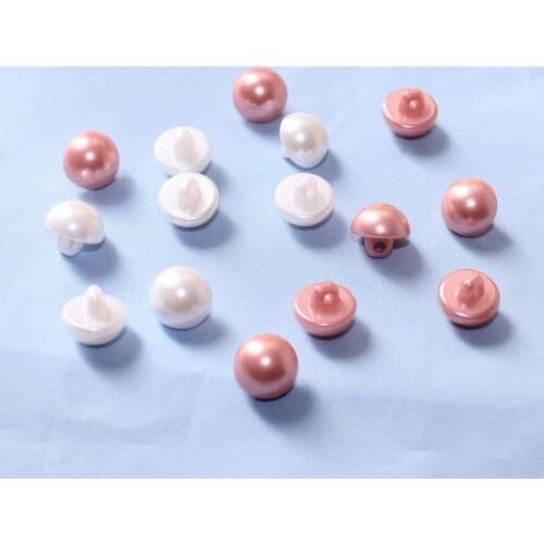 Free shipping 100pcs/lot Resin buttons simulated-pearl button clothes accessories diy handmade buttons child decoration button