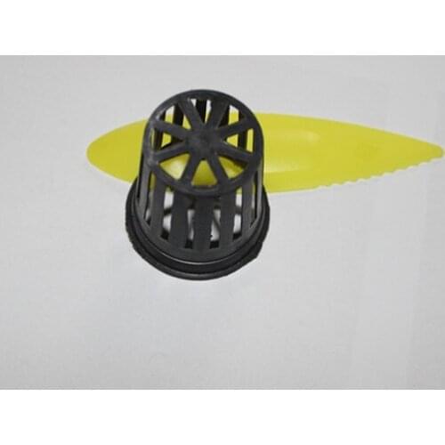 Free shipping 100 Pcs Plastic Slip Net Aquarium Live Pot plant Pot Hydroponic plants basket Fish Tank