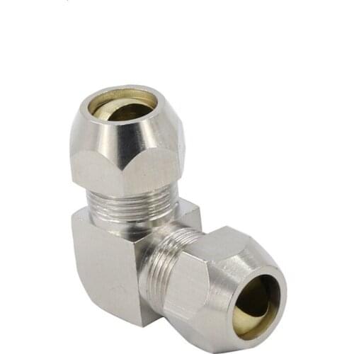 Free shipping L 12mm style Brass Double connection Connectors Pipe Fittings,Copper pipe connection fitting PV-12