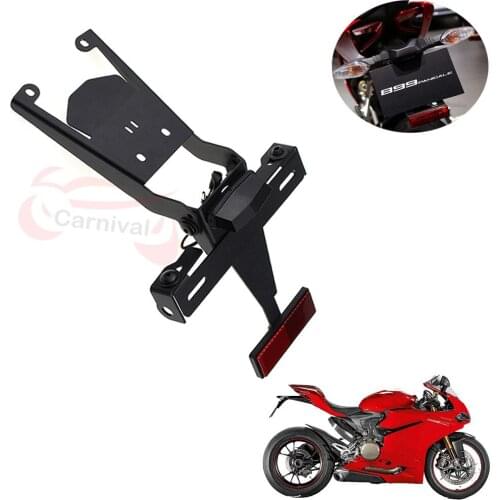License plate holder LED light forDUCATI 899 959 1199 1299 manigale / S / R motorcycle tail order mudguard Eliminator