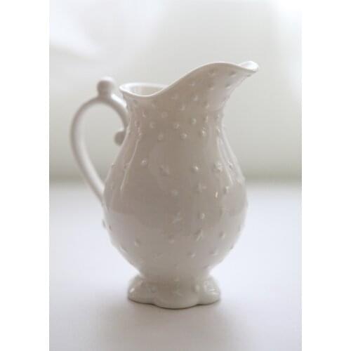 Palace White Mug Coffee Tea Cup Drinkware Gift Relief Design Pitchers