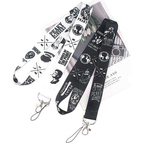 ER233 TV Peaky Blinders Creative Lanyard Badge ID Lanyards Mobile Phone Rope Key Lanyard Neck Straps Accessories