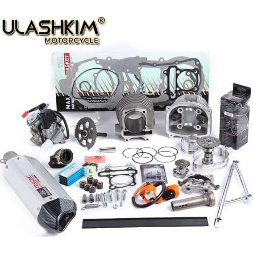 GY6 125cc 150cc upgrade to GY6 180cc add power at least 30% Racing Camshaft CDI Muffler Performance Exhaust ,Oil pump and Gear