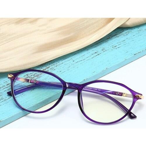 Classic Plastic Computer Eyeglasses Frame Women Vintage Transparent Prescription Eye Glasses Frames for Men