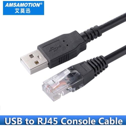 USB to RJ45 Console Cable RS232 Serial Adapter For Cisco Router 2.5m USB RJ45 Converter With Magnetic Ring USB Console Cable