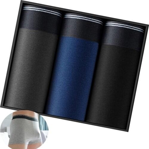 3Pcs/lot Boxer Shorts Underpants Man Men Panties Men Boxer Underwear Cotton for Male Couple Sexy Large Size Lot Soft Boxershorts