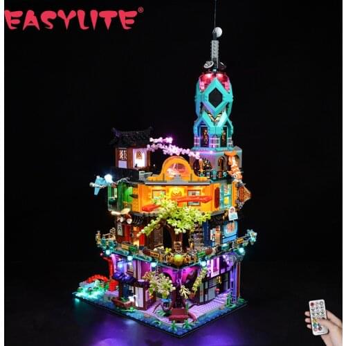LED Light Set For 71741 City Gardens DIY Toys Blocks Bricks Only Lighting Kit Not Include Model