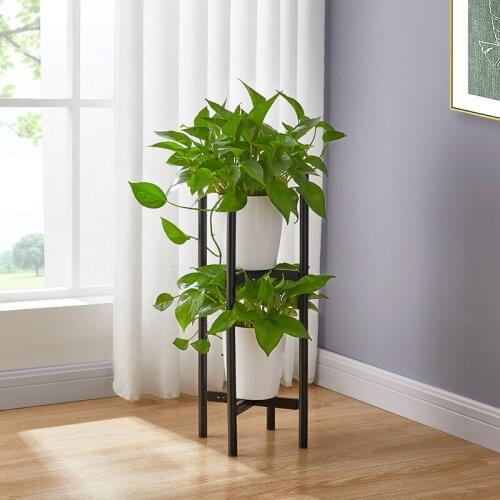 Indoor garden flower potted plant stand,width adjustable 8 to 12 inches,retractable flower stand,garden household supplies
