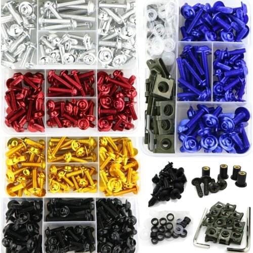 Full Fairing Bolts Kit Body Screws For Suzuki GSR600 GSR750 GSR1000 GSX250R GSX650F GSX750S Katana GSX1000S Katana GSXS1000 F