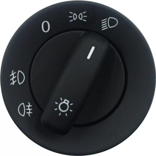 Apply to Touran tiguan Jette Passat CC Golf 6 Headlight switch Fog lamp switch Headlamp Rotary Regulating Switch