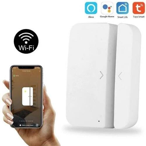 Tuya Smart door magnetic sensor detection alarm alarm via Tuya Tuya WiFi voice control support Alexa Google Home remote control