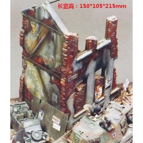 Resin building Ruins Only building 1:35