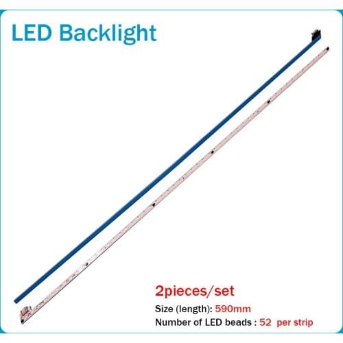 2Pieces/lot FOR Sharp M00078N31A51R0A V400HJ6-ME2-TREM1 LED 1PCS=52LED 490MM LED 1PCS=52LED 490MM