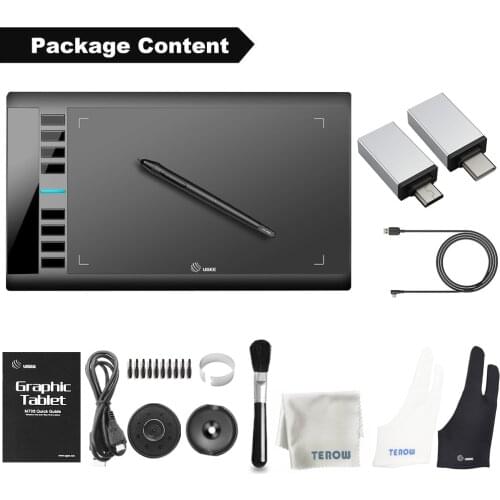 UGEE M708 V3 Graphics Tablet 8192 Levels Digital Drawing Tablet Active Graphic Tablet for Drawing painting Tools Children Gifts