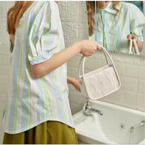 Women Bag 2021 New Spring PU Flap Korean Ladylike Fashion Hasp Soft Simple Shoulder Bag Handbag Pures And Bags Crossbody Girls