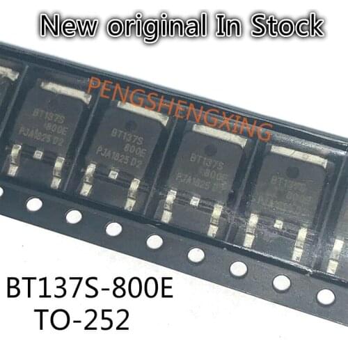 10PCS/LOT BT137S-800E BT137S 800V 8A TO252 New original spot hot sale