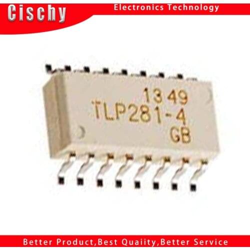 10pcs/lot TLP281-4GB SOP16 TLP281-4 SOP TLP281 SOP-16 SMD and original IC In Stock