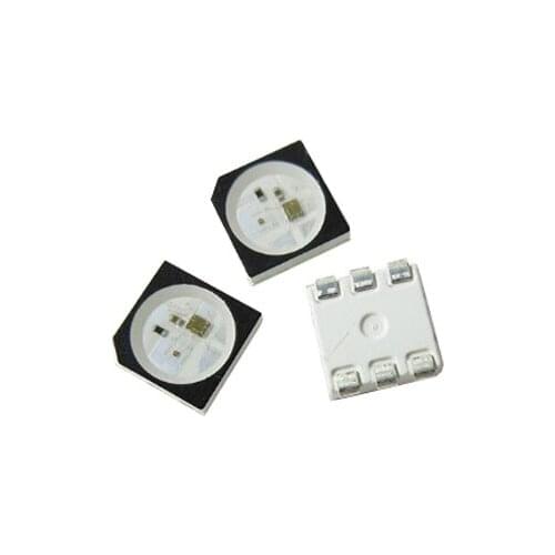 100~1000X Magic dual signal black WS2813 5050SMD RGB led addressable rgb full color LED chip free shipping