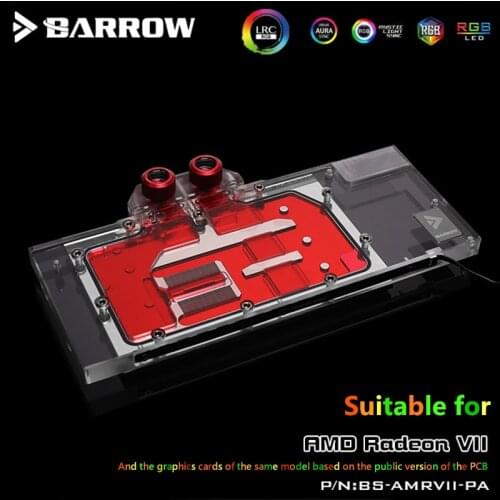 Barrow AMD Radeon VII Full Coverage Graphics Cold Head Aurora BS-AMRVII-PA