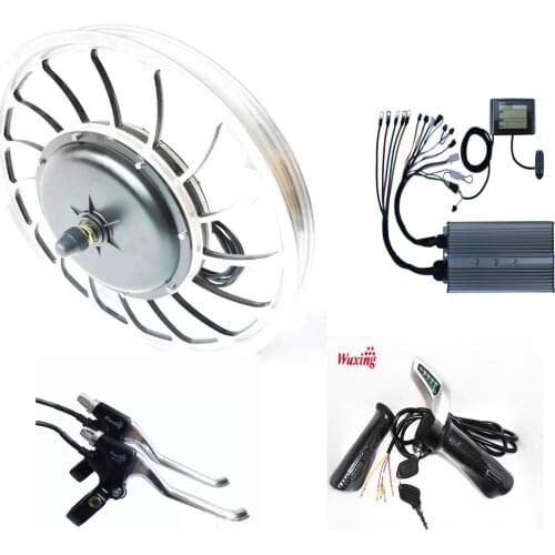 BLDC 48v 1000w Front Drive Rear Drive Scooter Hub Motor Wheel 20" For Bike For Electric Rickshaw