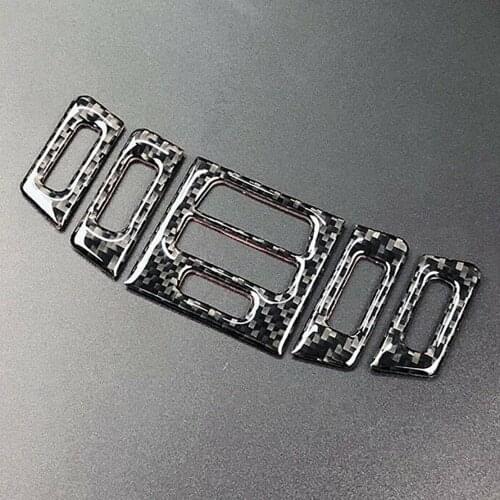 Parts Air Outlet Trim Interior Central For BMW 3 Series E90 E92 E93 2005-2012 Carbon fiber