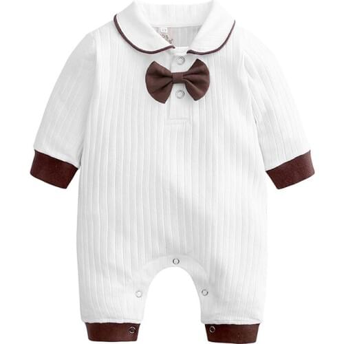 Baby Kids Romper Fashion Korean Spring Autumn Long Sleeve Bodysuits Toddler Boys One-Pieces Girls Clothing New Born Baby Clothes