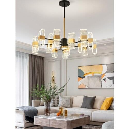 Europe led stone led glass ball lustre suspension hanging lights pendant lights home lighting retro lamp livingroom dining rooom